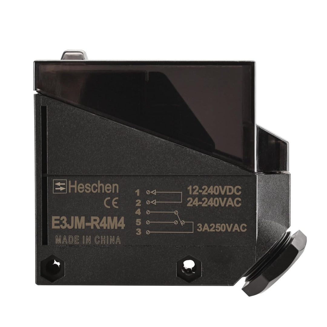 Heschen Fotoelektrischer Schalter E3JM-R4M4 DC12-240V 3A 250VAC 30VDC 24-240VAC Diffusentyp Erfassun