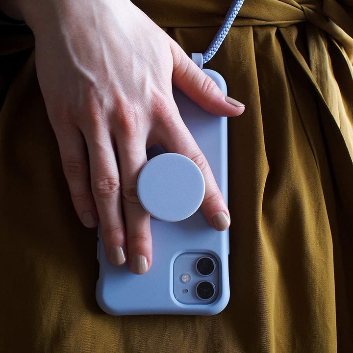 PopSockets x Just Elegance - Handyhülle für iPhone 12 Pro Max mit einer Abnehmbarereiner Geflochtene