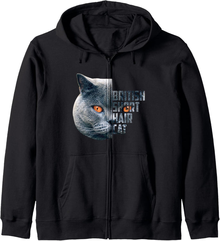 Britisch Kurzhaar Katzen BKH Blue Kapuzenjacke