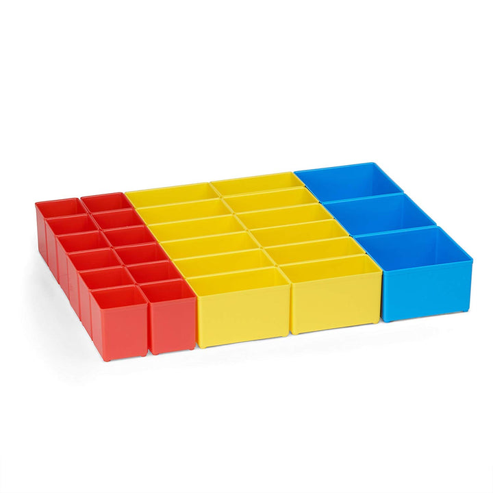 Bosch Sortimo Insetboxen-Set | Insetboxenset T1 Für die T-BOXX | Ideale Werkzeugkoffer Einlagen leer