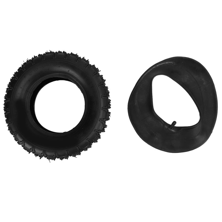 Dilwe Offroad-Reifen, 13 X 5.00-6 Gummi-Innen- und Au?enreifen mit Geradem VentilschaftElectric Bicy