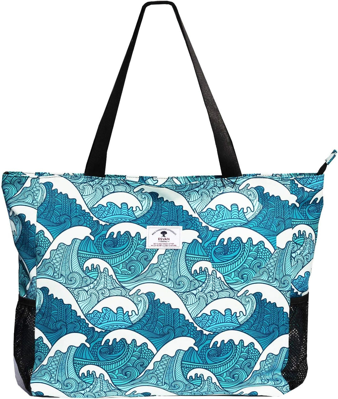 Grosse Strandtasche, wasserabweisend, leicht, 50,8 cm, für Damen, für Fitnessstudio, Strand, Reisen,