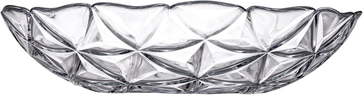 Pasabahce Estrella Set 2 Teller aus Glas, 20 cm, transparent, modernes und elegantes Design