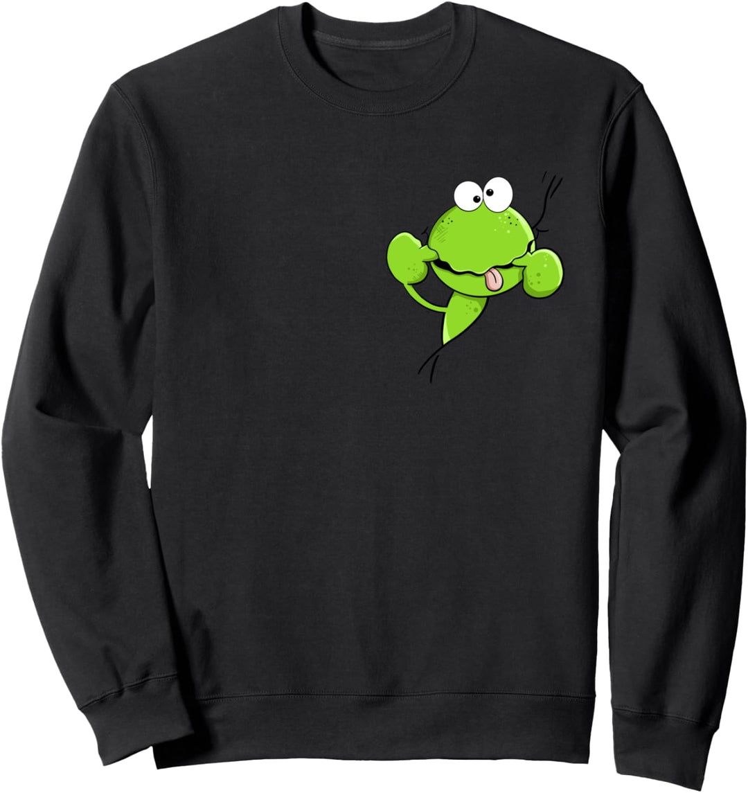 Frecher Frosch I Quak Frosch für Frosch Freunde Sweatshirt