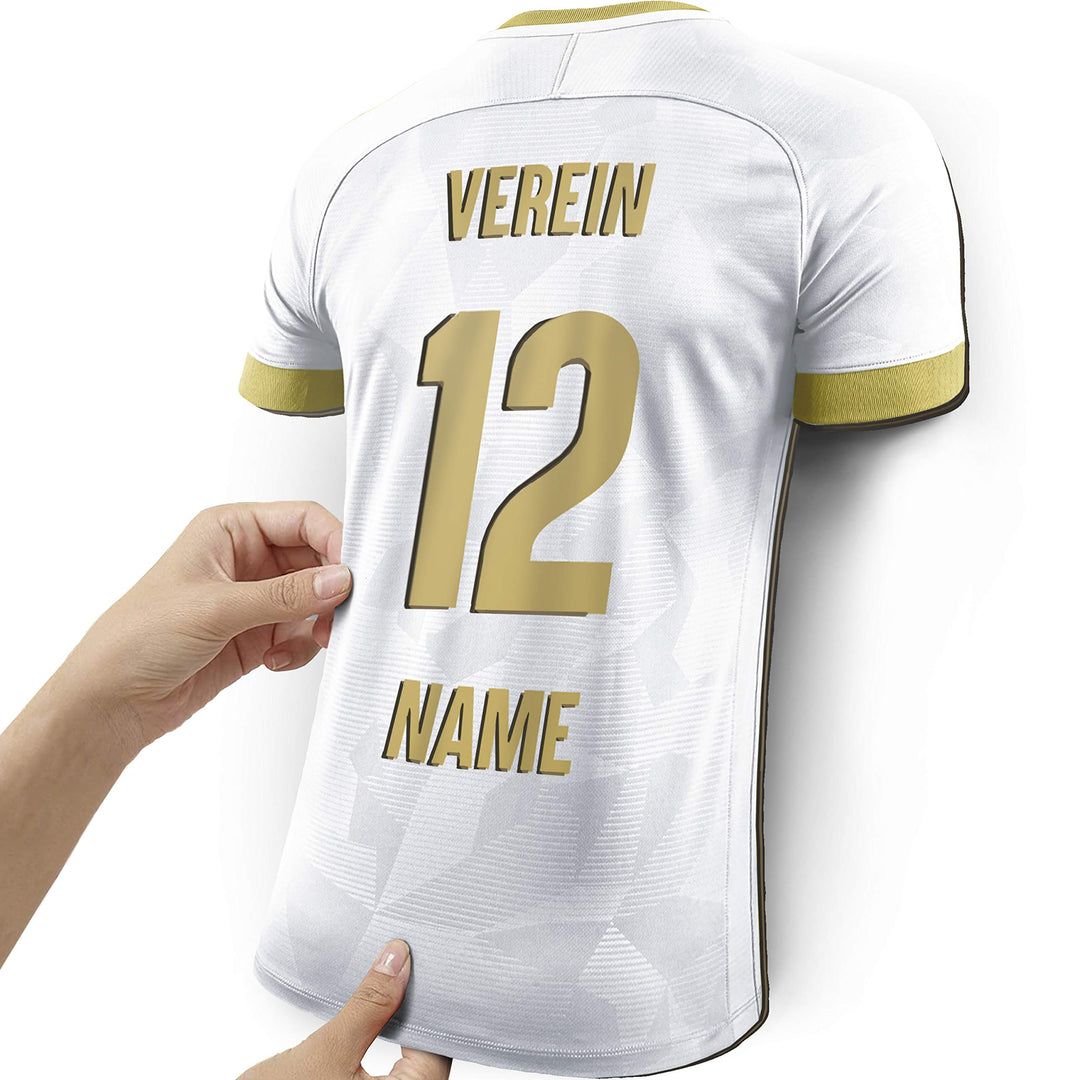 Elbeffekt Trikotlampe für Madrid Fans aus Holz - personalisierbares Geschenk - schenke Dein individu