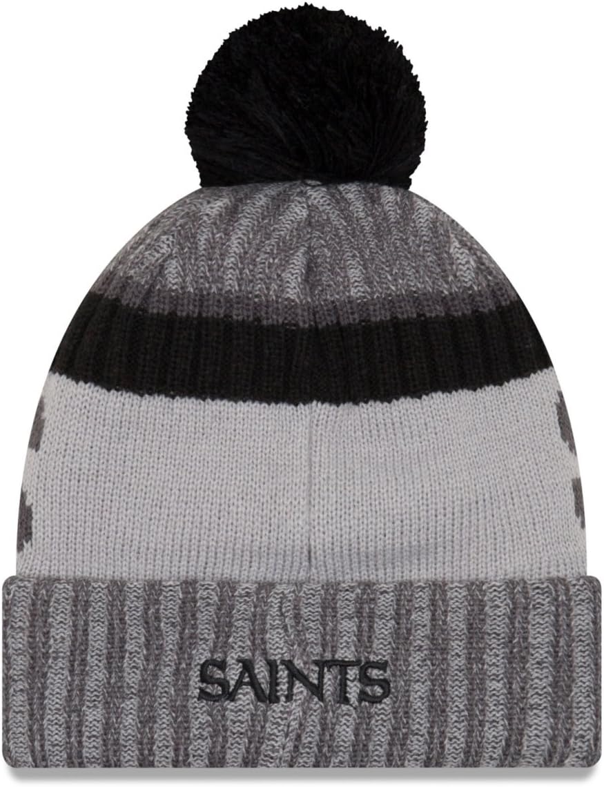 New Era NFL Sideline 2017 Bobble Mütze - New Orleans Saints