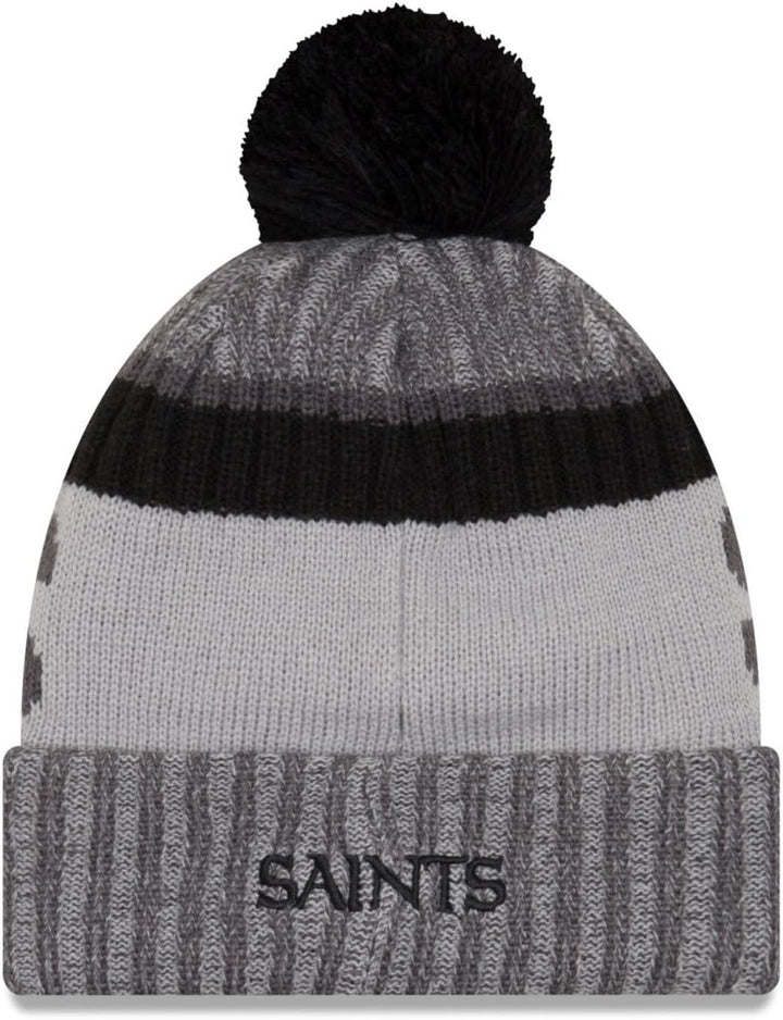 New Era NFL Sideline 2017 Bobble Mütze - New Orleans Saints