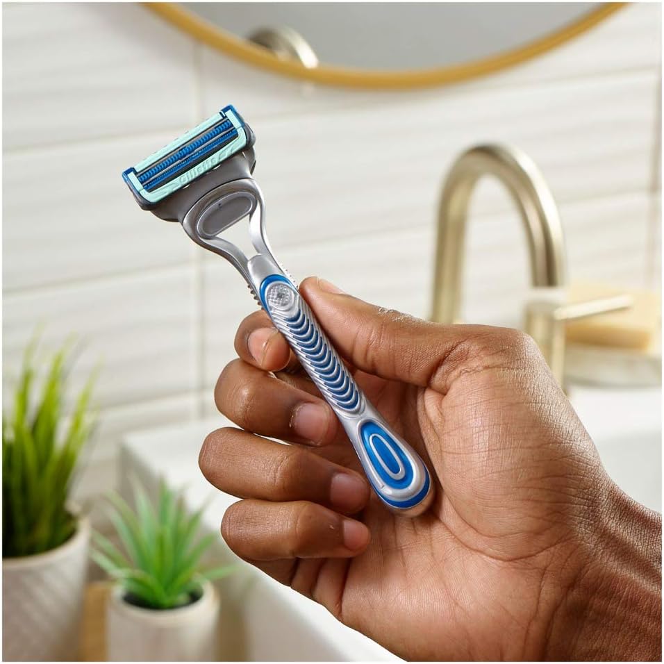 Gillette SkinGuard Sensitive Nassrasierer Herren, Rasierer + 1 Rasierklinge mit Hautschutz, Geschenk
