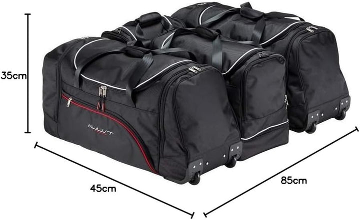 KJUST Dedizierte Reisetaschen 4 stk kompatibel mit NISSAN PULSAR I 2014-2018