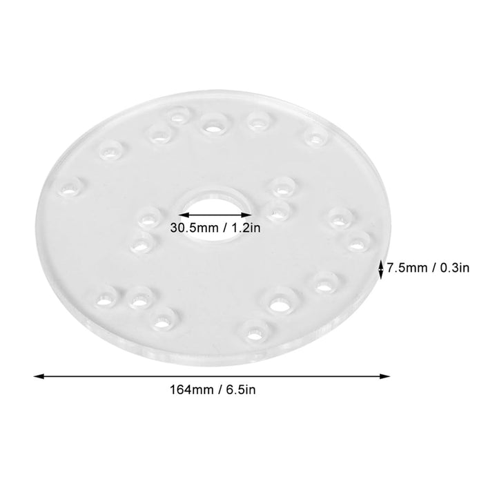 Oberfräsen-Grundplatte, Messing, Elektrische Holzfräse, Oberfräsen-Grundplatte, Oberfräsen-Basis für