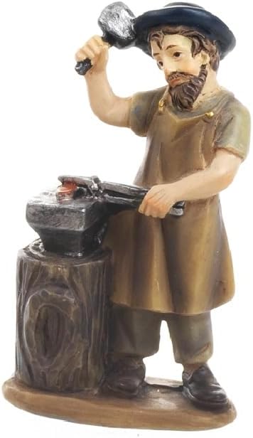 Articoli religiosi by Paben Set 18 Personaggi Presepe, 7 cm. in resina