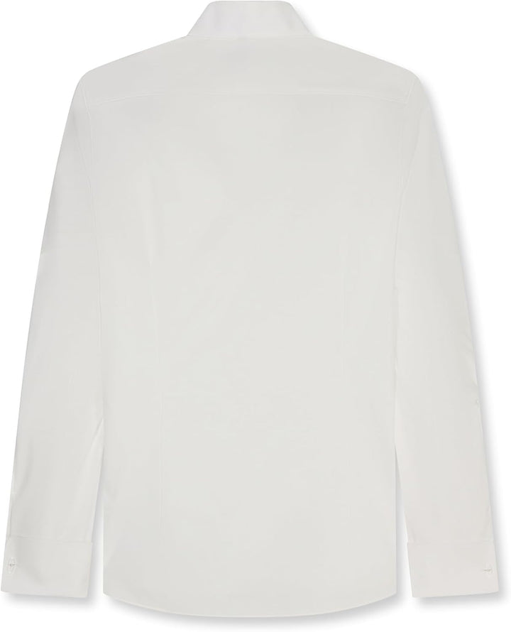 OLYMP Level Five Body fit Gala Hemd Langarm Stretch weiss 36 Beige, 36 Beige