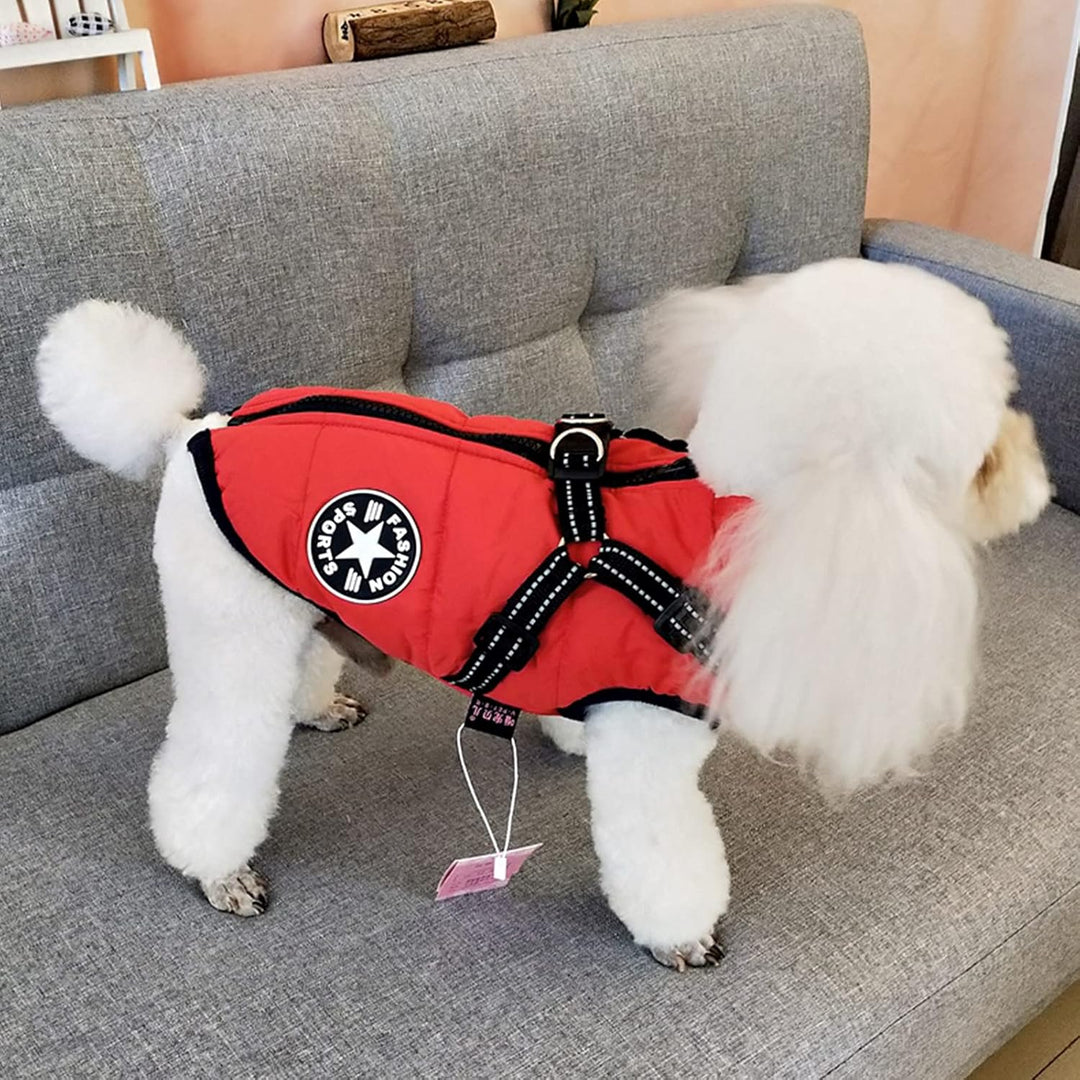Aiboria Hundejacke Hundeweste Hundemantel Winddicht Jacken Warme Haustier Fleece Hundepullover Gepol