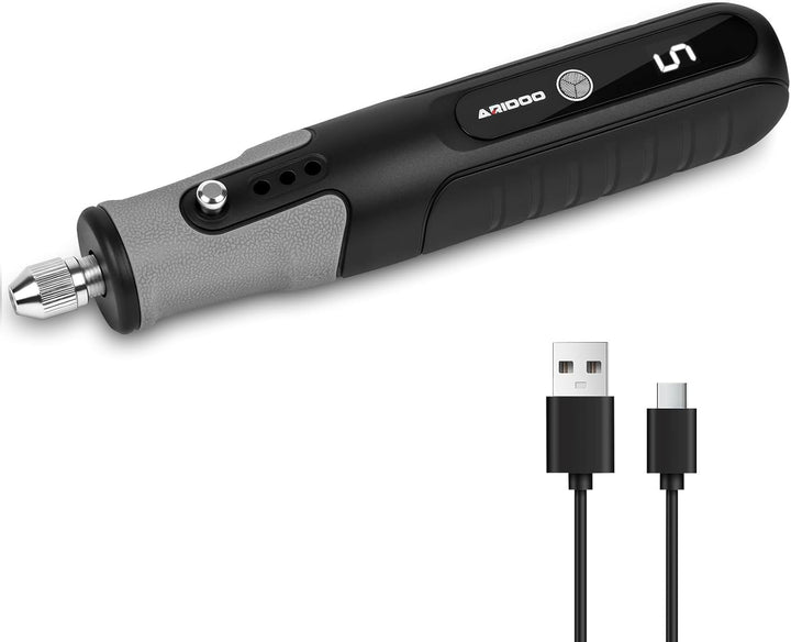 Flintronic Mini Akku Rotationswerkzeug, Multifunktionswerkzeug Wiederaufladbar, 5 Variable Drehzahl