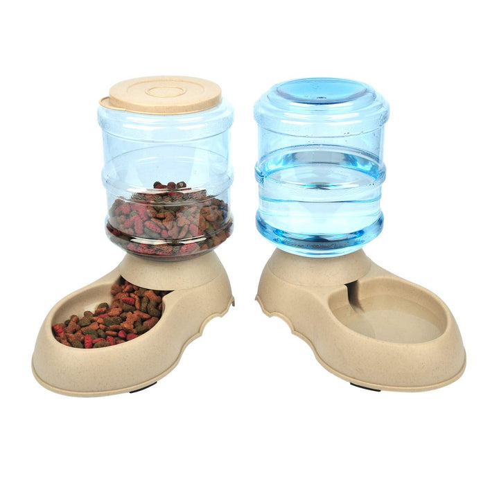 Wasser- und Futterautomat für Hunde und Katzen. Grossraum-Futterautomat (3,75 l). Automatischer Trin