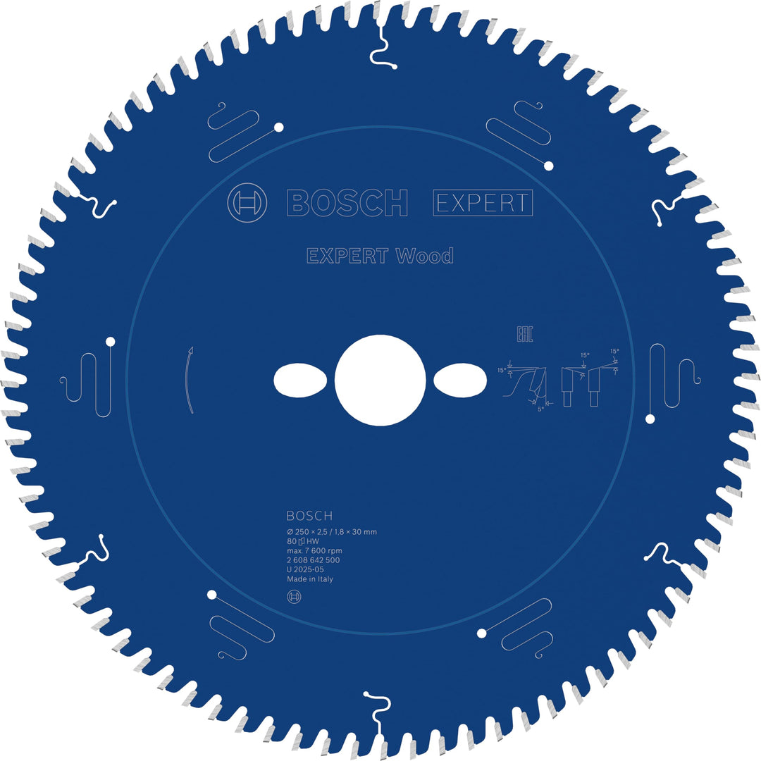 Bosch Accessories Bosch Professional Kreissägeblatt Expert for Wood zum Sägen in Holz für Tischkreis