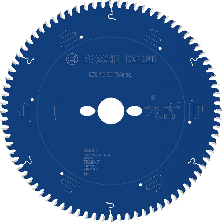 Bosch Accessories Bosch Professional Kreissägeblatt Expert for Wood zum Sägen in Holz für Tischkreis