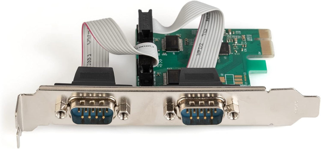 DIGITUS IO-Karte - PCIe - Serielle Schnittstellen-Karte - 2-Port DSUB-9 - Chipsatz ASIX99100 IO-Kart