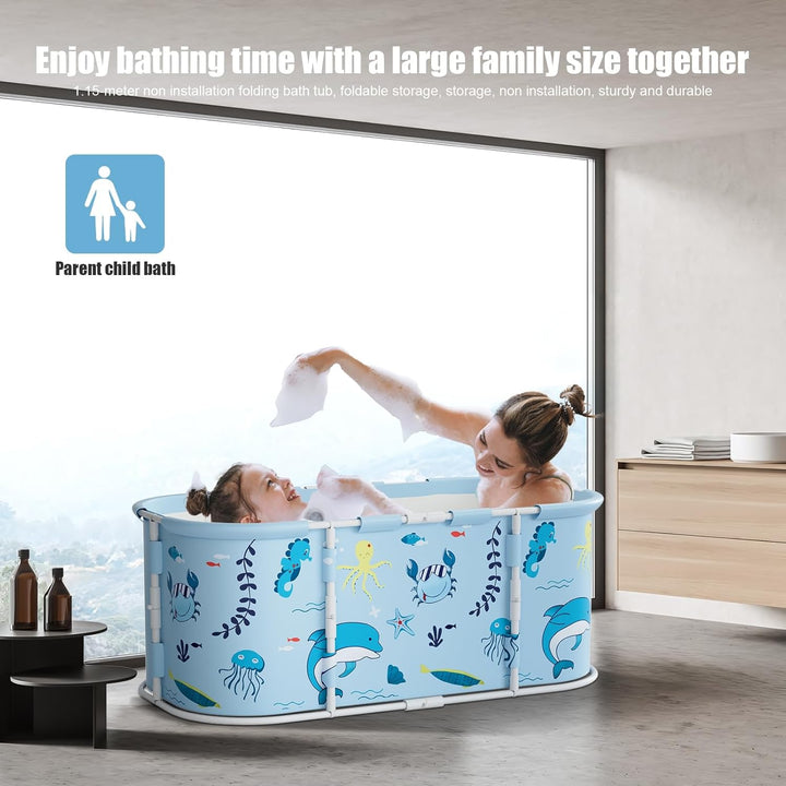 109,2 cm tragbare Badewanne, faltbare Badewanne für Erwachsene, tragbare Badewanne für Duschkabine,