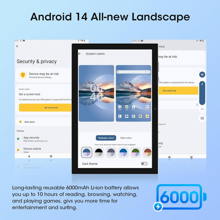 CWOWDEFU Tablet with SIM Card Slot,10 Inch Tablet 4G LTE and Phone (Make Calls),Android 14,8GB RAM,1