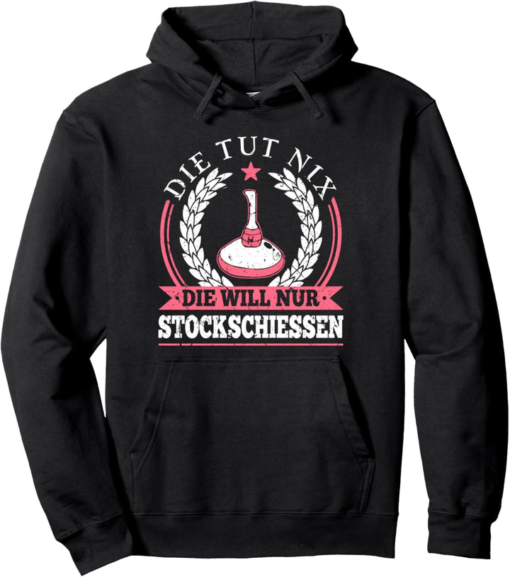 Die Tut Nix Stockschiessen Frauen Eisstock Pullover Hoodie