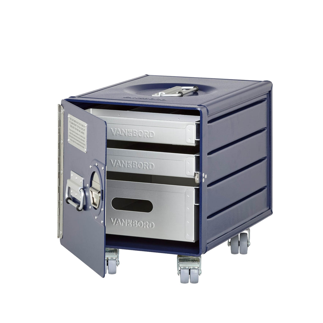 Rollcontainer mit Schubladen, Metallschrank, mobiler Aktenschrank, Schubladenschrank, Industrial Möb