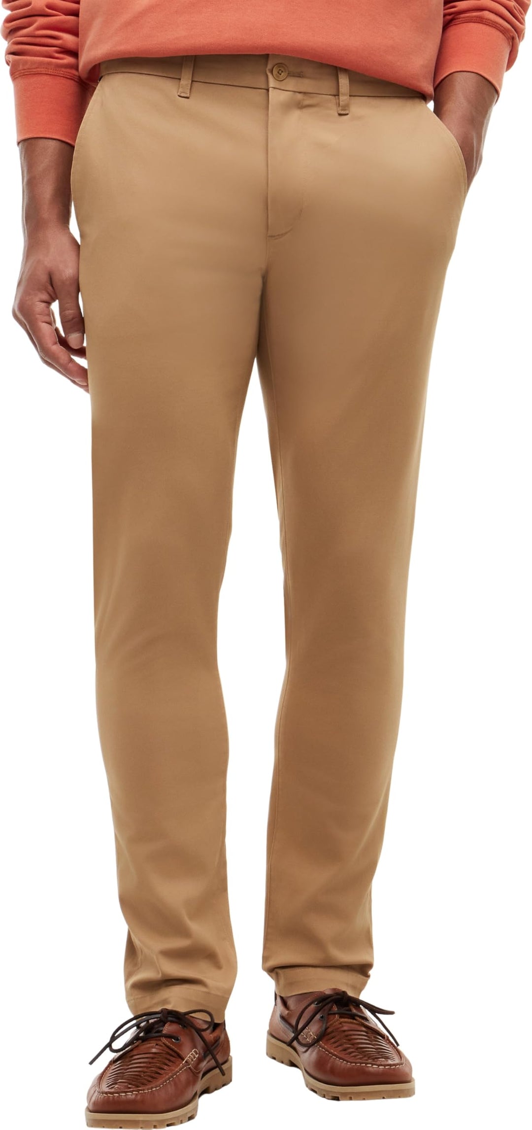 Tommy Hilfiger Herren Hose Bleecker Chino 1985 Pima Cotton Chino 28W / 28L Brown (Timeless Camel), 2