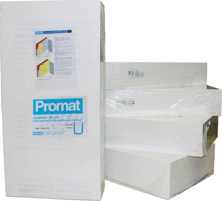 Promat PROMASIL 950-KS 40mm 3xWärmedämmplatten Brandschutz A1 DIN 4102