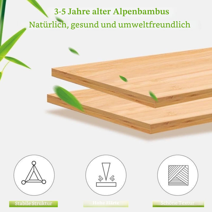 Faltbares Schuhregal, vertikaler Schuhhalter aus Bambus, hoch, für kleine Räume. Multifunktionales s