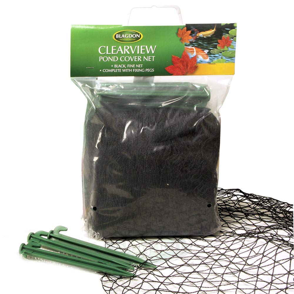 Blagdon Clearview Cover Net 6x3m | Reissfestes Teichschutznetz gegen Reiher, Katzen & Laub | sichere