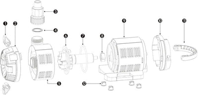 SunSun CET-8000 stufenlos regelbare SuperECO Teichpumpe von 500 bis 8000l/h bei nur 80W