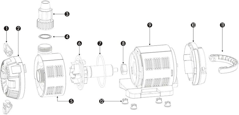 SunSun CET-8000 stufenlos regelbare SuperECO Teichpumpe von 500 bis 8000l/h bei nur 80W