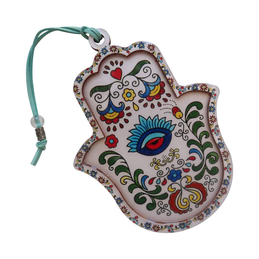 ClipGrip Künstlerische Hamsa-Hand, Wanddekoration, zum Aufhängen, priesterlicher Segen, böser Blick,
