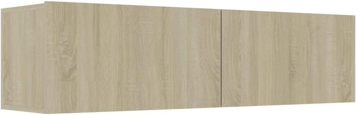 Festnight TV Wandboard Hängend Sonoma Eiche TV-Wandschrank Lowboard Hangend Hängeschränke Hänge TV B