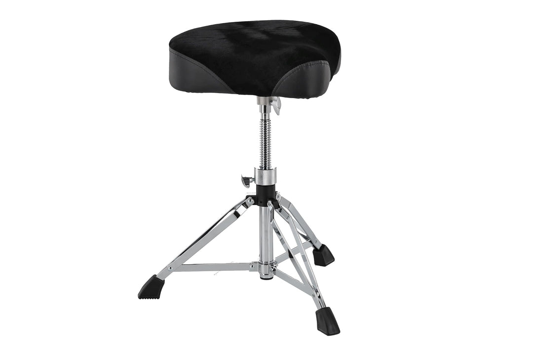 GEWA pure Schlagzeughocker Sattelsitz DT-550, höhenverstellbar, doppelstrebig, 43 cm/69 cm Sattelsit