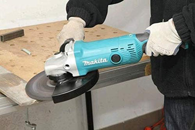 Makita GA9050R Winkelschleifer 230 mm, 2.000 W, Schwarz, Cyan, Silber, (L x B x H) 455 x 250 x 132 m