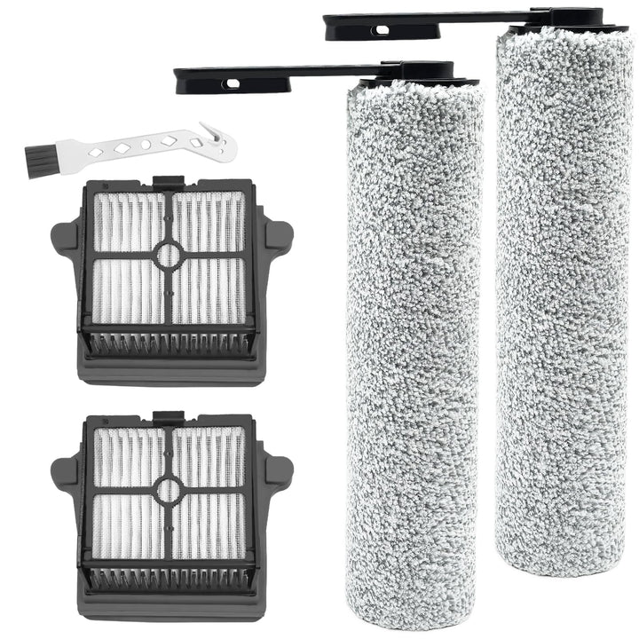 Bürstenrolle + Filter Zubehör Set für Tineco iFloor 5 Breeze Complete Nass und Trockensauger Ersatzt