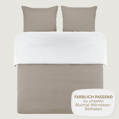 Blumtal Premium Extra Weiche Winter Bettwäsche 260 x 220cm & 2X Kissenbezug 50 x 75cm - Bettbezüge a