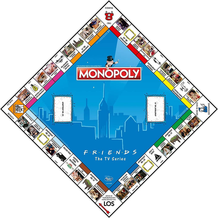 Winning Moves - Monopoly - Friends - Friends Merchandise - 2 bis 6 Spieler, Alter 8+ - Deutsch, Frie