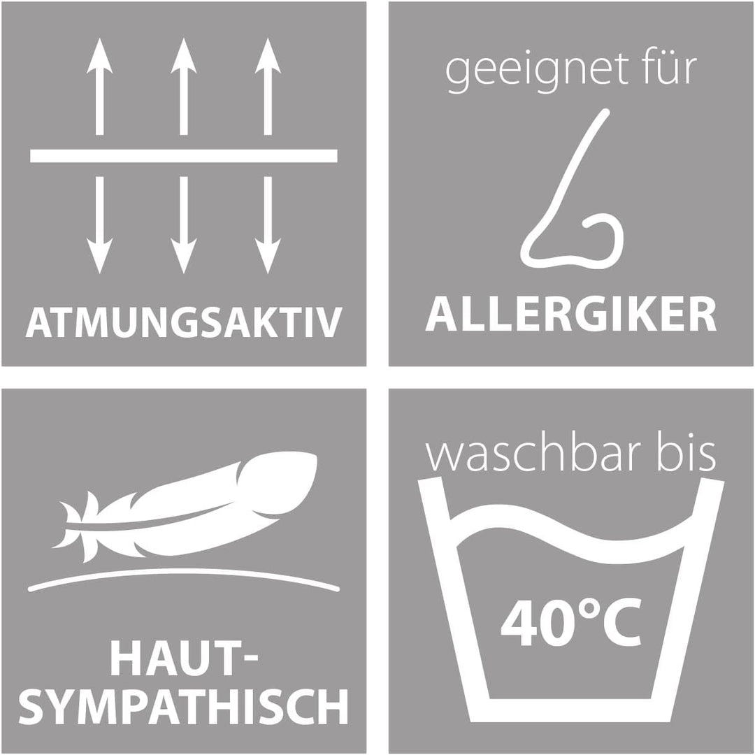 Traumnacht Cozy Stuhlkissen 2er Set 38 x 38 x 6 cm, Sitzkissen für Gartenstuhl, Küche &amp; Esszimmer, b