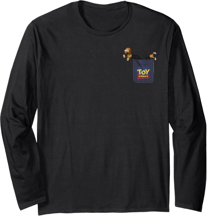 Disney Pixar Toy Story Slinky Dog Pocket Langarmshirt