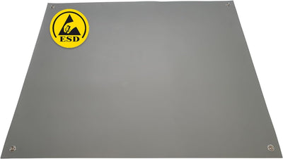 Minadax 80 x 60cm Antistatik ESD Computer Matte Tischmatte „Premiumqualität“ + Anschlusskabel 80x60