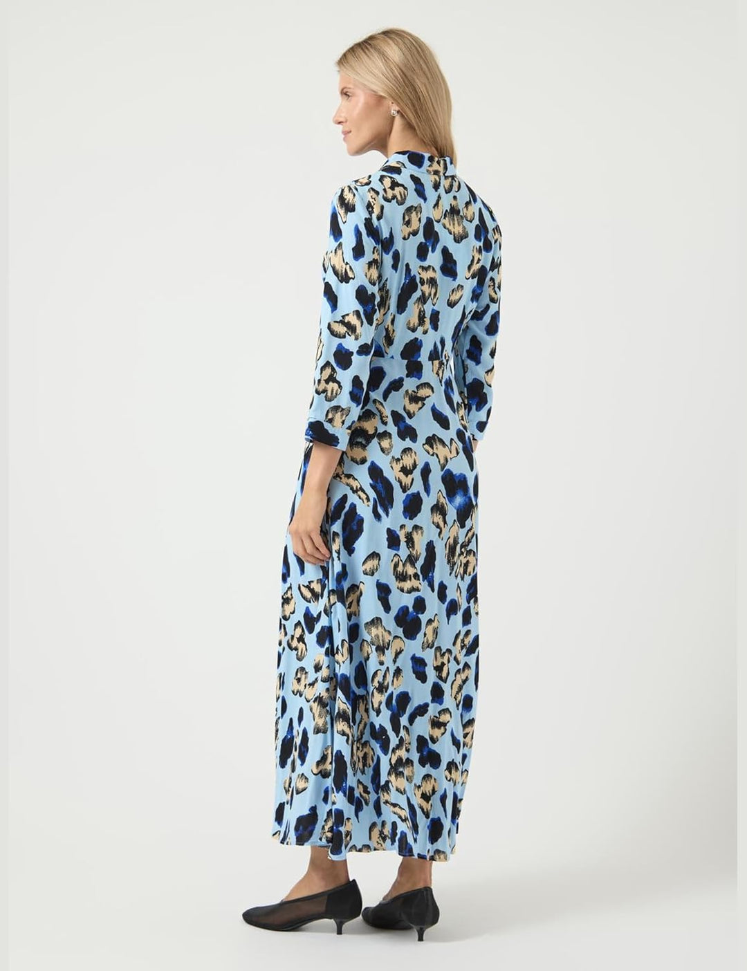 YAS Female Kleid YASSAVANNA | Dress XS Clear Sky/Aop:liro Print, XS Clear Sky/Aop:liro Print