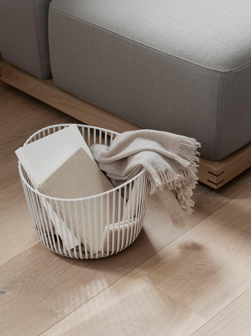 Blomus 66431 MODO Aufbewahrungskorb White 31,5 x 23 cm (1 Stück)