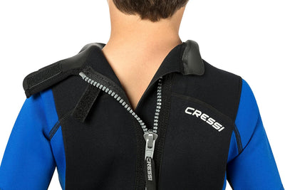 Cressi Med X Jr Wetsuit 2.5mm - Shorty Neoprenanzug Ideal zum Schnorcheln und Tauchen in gemässigten