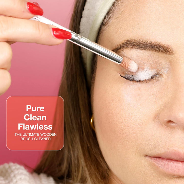 Curacoro Wimpernshampoo Bürsten, Reinigungsbürste für Wimpernverlängerungen, weiche und bequeme Gesi