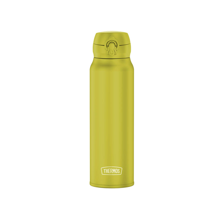 THERMOS ULTRALIGHT BOTTLE 0,75l, glowing green mat, Thermosflasche aus Edelstahl, 10 heiss / 20 h ka