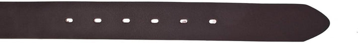 Vanzetti Classics 35mm Full Leather Belt W80 Dark Brown - kürzbar