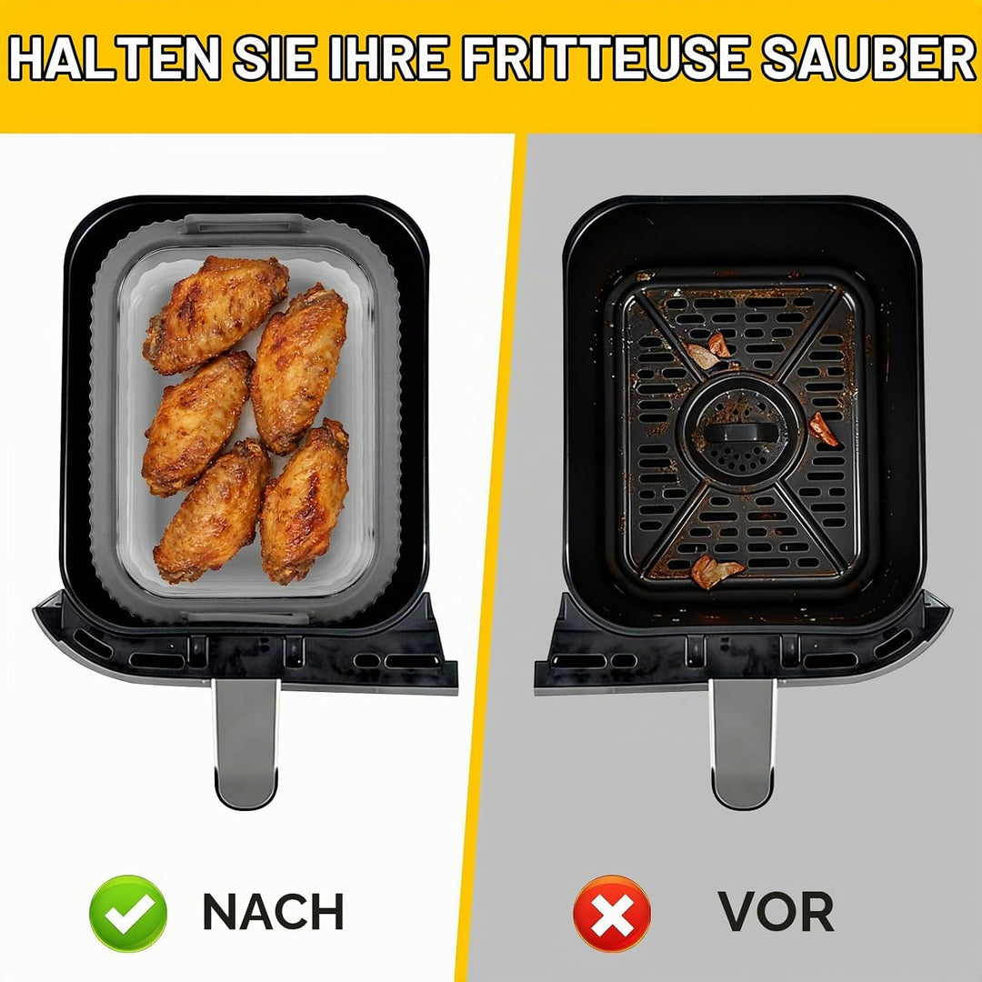 Airfryer Zubehör für Ninja Heissluftfritteuse AF400EU//DZ400EU/ COSORI Heissluftfritteuse 2 Kammern