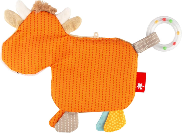 43052 SIGIKID Knistertuch Kuh Baby Geschenk Beige/Kuh, Beige/Kuh